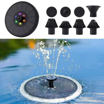 중국 3W Lighted Wall Solar Floating Bird Bath Energy Power Water Garden Pond Fountain Submersible Pump Outdoor With Battery Backup LE 판매용