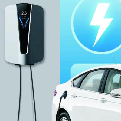 China Electric car charger type2 wallbox ev charging station 40A/48A Manufacturers wall box 10/11KW AC EV charger mount à venda