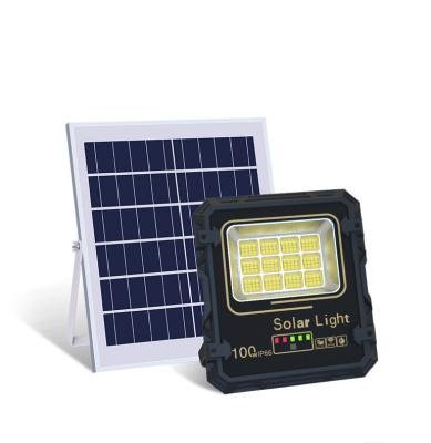 China 100W Solar Led Flood Light IP65 Waterproof Remote Control Solar Floodlight for Garden for sale