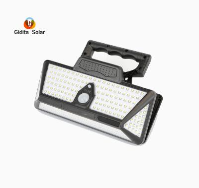 中国 High Lumen Garden Solar Sensor Light 6000mAh Solar Max Clamp Light USB Style Solar Light 販売のため