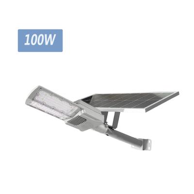 China Road LED Solar Street Lights 100W with Fan and Daylight Alert at 6000K Color Temperature for sale