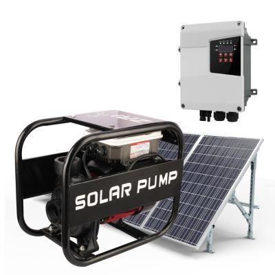 China Open Circuit Voltage 150V 1Hp Solar Water Pump Solar Surface Pump High Flow DC Outlet 2*2 for sale