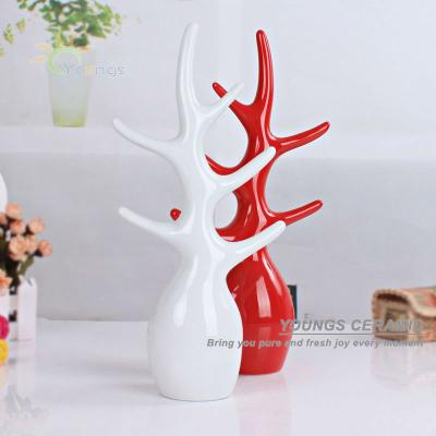 China Modern Ceramic China Jingdezhen Family Tree Sculpture Decoration For Sale for sale