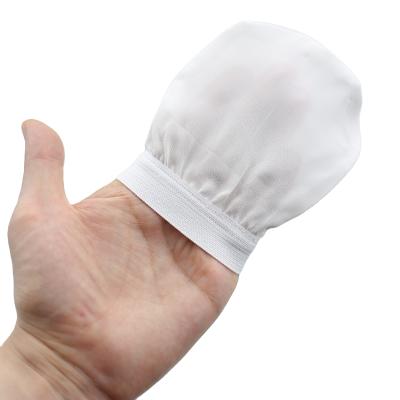 China EXFOLIATE Natural Exfoliating Glove Face and Body Bath Shower Exfoliator Glove Silk Gloves for sale