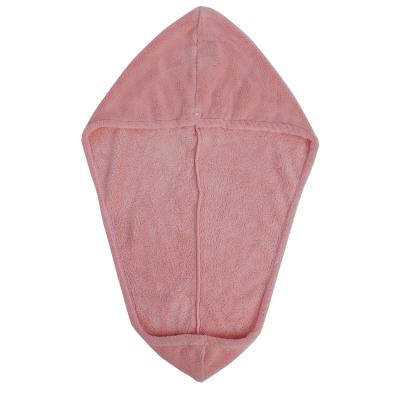 China Factory Direct Sale High Quality Compressed Bath Shower Wrap Turban Microfiber Head Hair Towel for sale