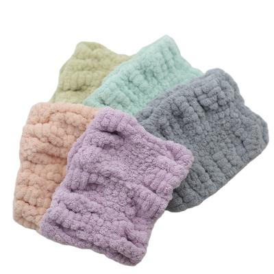 China Wholesale High Quality Simple Soft Elastic Headband Hat Hair Band Dry Towel for sale