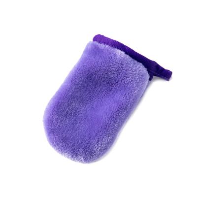 China Hot Sale Factory Direct Soft Microfiber Well Makeup Removal Towel Gloves for sale