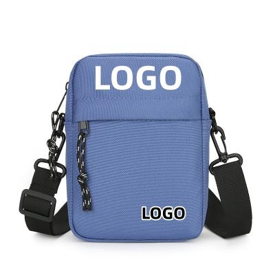 China Nylon OEM nylon unisex Outdoor leisure purses long strip sling small straps custom shoulder mens crossbody bag men's messenger bags for sale