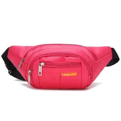 China Water proof Wholesale Promo Custom Design Multi-colors Zippers Sport Cross Body Fanny Pack for sale