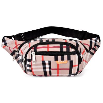 China Water proof Wholesale Custom Logo Cheap Fashion Unisex Designs Fanny Pack Outdoor Sport Branded Waist Bag for sale