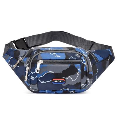 China Water proof Hot products OEM Lightweight Large Capacity Sports Running Fanny Pack Camouflage Outdoor Waist Bag for sale