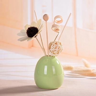 China Replenish and Relax Wholesale 30ml Ceramic Reed Diffuser Perfume 1.0 fl oz Home Fragrance Bottle Air Freshener with Sticks for Home for sale