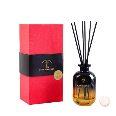 China 2022 Luxury Aromatherapy Home Hotel Luxury Private Label Reed Diffuser 150ml Essential Oil Glass Bottle for sale