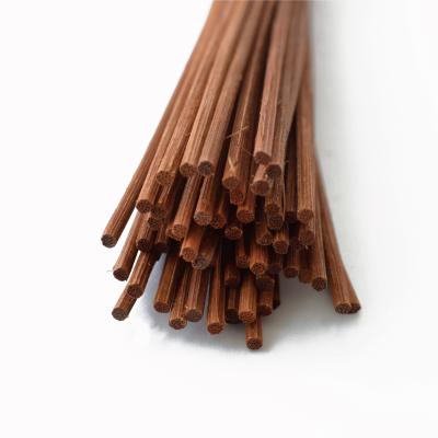 China Diffuser Sticks for Reed Diffuser Hot Sale Brown Rattan Sticks Dyed Color Rattan Sticks Scent Diffuser Sticks for Indonesia Tubular Diffuser for sale