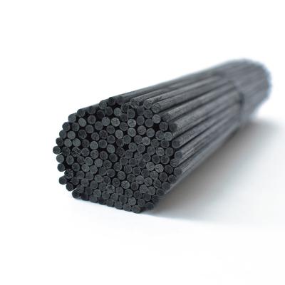 China Use in aroma diffuser factory direct sales handmade carbon fiber rods oval black and white color fiber rods of the two for sale