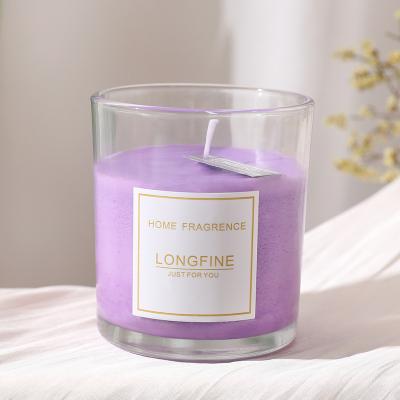 China Design Luxury Factory Price Customized Large Volume Soy Wax Aromatherapy Candles Luxury Scented Candles In Glass Jar for sale