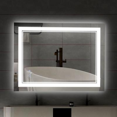 China LED Bathroom Vanity Mirror Wall Mounted Fog Light Adjustable Lighted Adjustable Lighted Makeup Mirror for sale