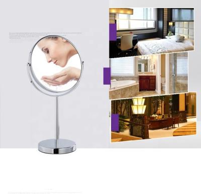 China 2023 Lighted Bathroom Makeup Mirror HD Amplifying Beauty Mirror Desktop Vanity Makeup Mirror for sale