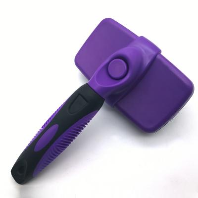 China Remover Viable Tool Pet Hair Comb Detachable Knotting Comb Pet Shedding Brush Grooming Comb for sale