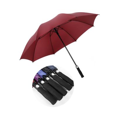 China Cheap Golf Umbrella Promotion Golf Windproof Large Umbrella With Custom Logo Golf Umbrella UV Coating Straight Umbrella for sale