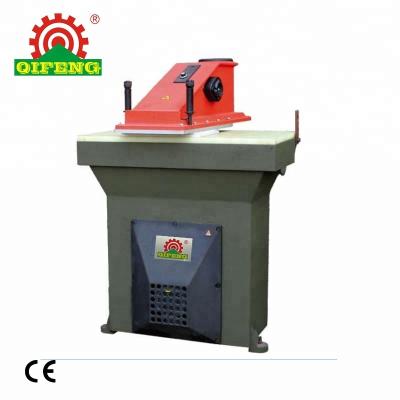 China Shoe Making Industry Hydraulic Swing Beam Cutting Machine QF-107 Shoe Making for sale