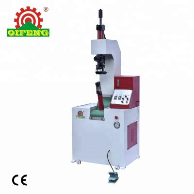 China Shoe Making Industry Hydraulic Semi-automatic Heel Nailing Machine QF-864 Shoes Machine for sale