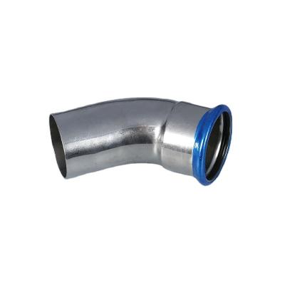 China Fluid High Quality Anti-corrosion Press Fit Fittings Pipe Elbow Stainless Steel 304/316 for sale