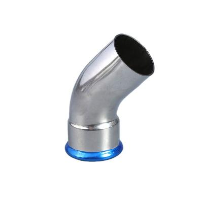 China Fluid OEM Plumbing Fittings 45-90 degrees Elbow Factory Custom Press Fit Fittings Pipe Plumbing Fittings for sale