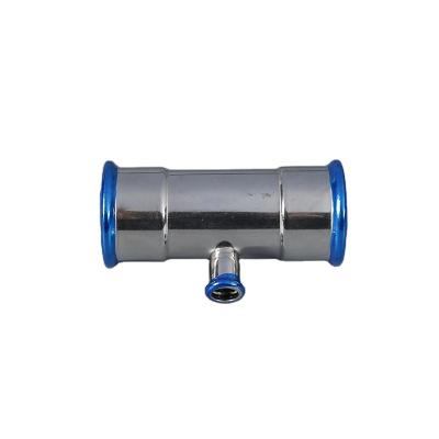 China Fluid Reducer Tee Pipe Single Press Fit Fittings Anti-corrosion Stainless Steel Tube Fitting for sale