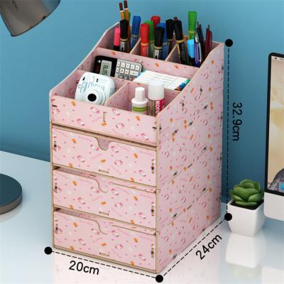 China 9 Sections For Storing Tonsmile Bink Modern Office Table Desk Stationery Drawer Organizer Of Different Office Items Small for sale