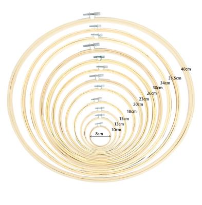 China Natural Environment Embroidery Hoop Stitch High Quality Environmentally Friendly Bamboo Cross Frame for sale