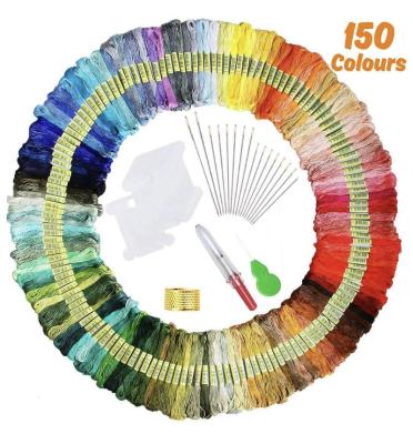 China 150 skeins waterproof embroidery floss thread TF001 for sale