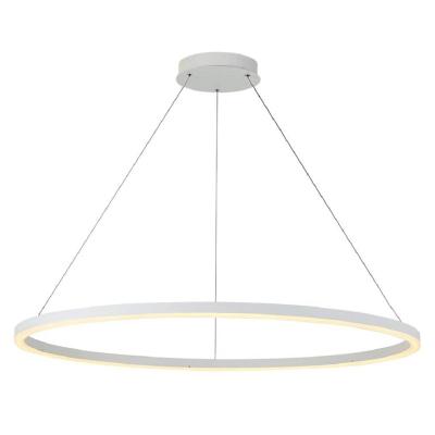 China 110v-240v Ring Modern Acrylic Circular Pendant Light Chandelier Adjustable Hanging Kitchen Dining Dining for sale