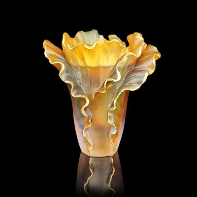 China Home Decoration Crystal Mabkhara 2022 Europe Middle East Latest Crystal Vase Censer for sale