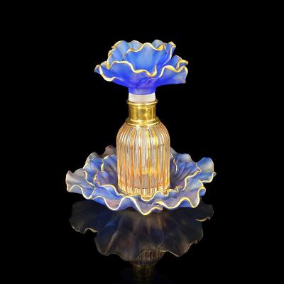 China 2022 New Europe Design High Quality Arabia Glass Bottle Perfume Bottle Crystal Burner For Home Decor for sale