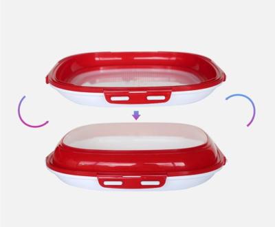 China Sustainable Creative High Quality Non-Toxic Durable Vacuum Food Fresh-keeping Refrigerator Tray Product Storage for sale