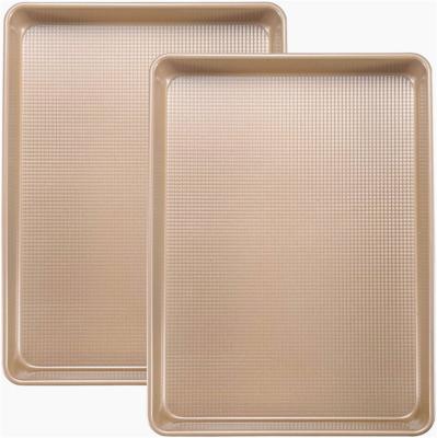 China Sustainable Tray Carbon Steel Manufacturers Trading Pirce Baking Sheet With Design Flat Stainless Bread Pans Cake Plates Nonstick Pan for sale