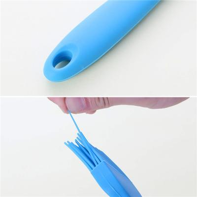 China Viable Silicone Oil Brush Kitchen Pastry Butter Spatula Silicone Frying Oil Brush for sale