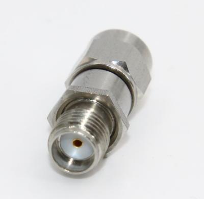 China DC Block SMA Male To Female 18 GHz 50V for sale