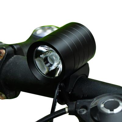 China Black Front High Power LED Bike Light 3 - 15 Hours Working Time OEM Service for sale