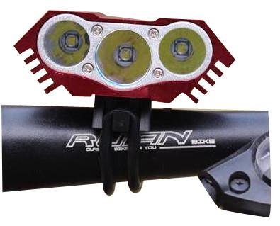 China Colored Led Mountain Bike Lights , High Power Front Cycle Lights CE Approval for sale