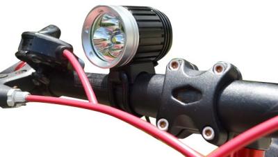 China Long Distance High Power Cycle Lights , Remote Control Wide Beam Bike Light  for sale