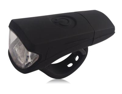 China Low Power Small Front Bike Light , 750mah Rechargeable Mountain Bike Lights for sale