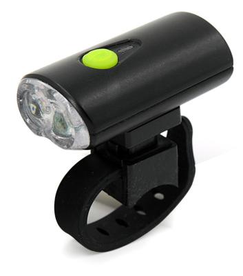 China Long Distance Rechargeable Front Bike Light For Night Riding ABS Material for sale