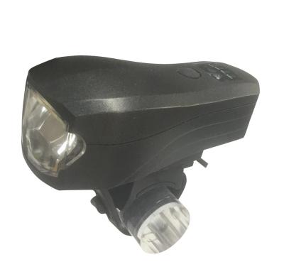 China Black Frame CREE T6 Rechargeable Front Bike Light Large Battery Capacity With Sensor for sale