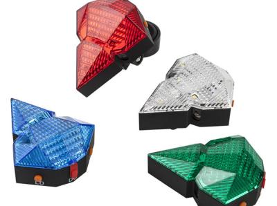 China 9 LED 2 Laser Battery Powered Led Tail Lights Multi Colour CE / ROHS Certificated for sale