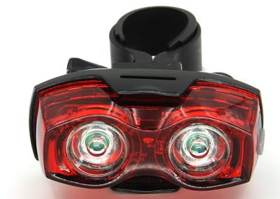 China Strong Surface Clip On Cycle Lights ABS Material Two Led Flash Small Beam for sale