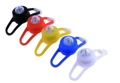 China Multi Color Bike Front Led Light , Water Resistant Silicone Lights For Bikes  for sale