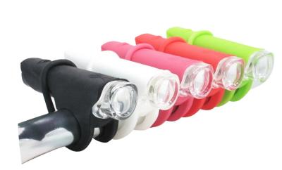 China Waterproof Colored Silicone LED Bike Lights Durable For Adults Night Riding for sale