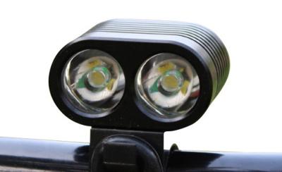 China 4 * 1500mAh LED Bicycle Headlight Front 2400 LM Lumens With Usb Port Portable for sale